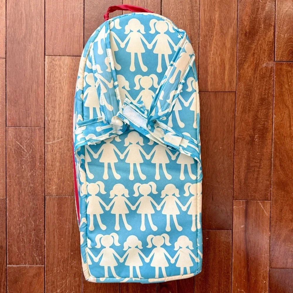 Battat Our Generation Blue White Backpack Doll Carrier Case Fits American Girl
